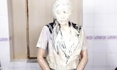 [Rasa ingin tahu] Wanita muda amatur Jepun yang tampan "mari wam" OF menunjukkan wajahnya dalam gambar peribadi dan isteri cantik yang berbeza itu tenggelam ke dalam neraka air mani [Kelapan] (13)