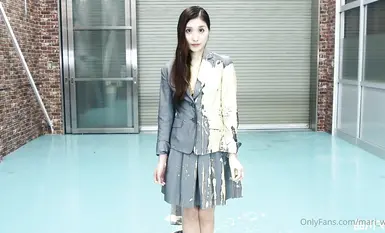 [경미한 호기심] 잘 생긴 일본 아마추어 젊은 여성 "마리 왓"OF가 비공개 사진에 얼굴을 보여주고 대조적 인 미인 아내가 정액 지옥에 가라 앉는다 [여덟 번째] (9)