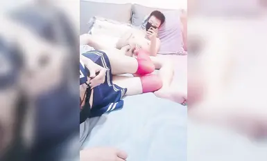 긴다리 왕언니 [청순하고 여유로운] 긴 스타킹 다리 ~ 하이힐 열림 ~ 열정적으로 서로 핥아 ~ 콘돔없이 열심히 섹스 (9)