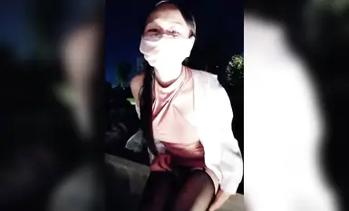 私密電報群VIP福利，戶外露出紫薇，極騷母狗【小湯圓】道具雙通高潮噴水，擼點滿滿 (4)