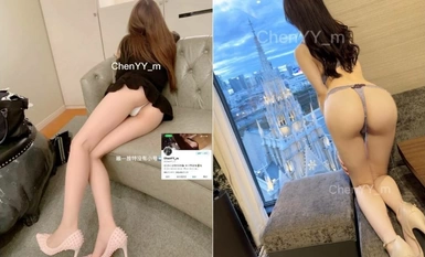 老公與小老闆的玩物『ChenYY_m』真覺得老公算是頂級綠帽了，把我捆起來等單男過來，看著我被兩個小哥哥玩噴 (2)
