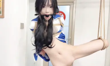 【欢乐谷】剧情演绎：校花的噩梦捂晕捆绑炮击插无毛小穴口爆