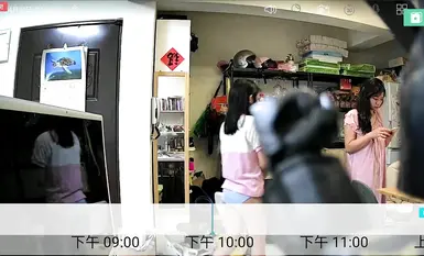 2024-04-30_臺北家庭監控_[內褲微露點]_起床穿衣服_姐姐上空露背