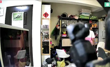 2024-05-02_Taipei Home Monitoring_[ชุดชั้นใน_ชุดชั้นในไมโคร]_น้องสาวลุกขึ้นแต่งตัว_น้องสาวกำลังเตรียมตัวอาบน้ำ