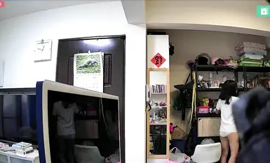 2024-05-05_臺北家庭監控_[內褲微露點]_露營完回家吃午餐_妹妹洗澡微露點_姐姐洗澡浴巾