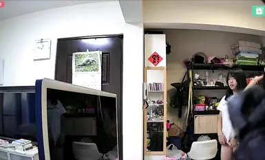 2024-05-05_臺北家庭監控_[內褲微露點]_露營完回家吃午餐_妹妹洗澡微露點_姐姐洗澡浴巾