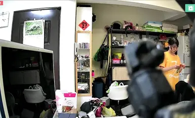 2024-05-09_臺北家庭監控_[內褲全裸]_妹妹回家看電視_全家一起吃飯_妹妹洗完澡換姊姊