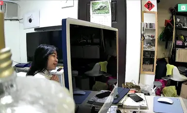 2024-05-24_臺北家庭監控_[內褲全裸]_上學前換衣服_脫校服_脫裙子