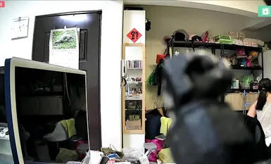 2024-05-24_臺北家庭監控_[內褲全裸]_上學前換衣服_脫校服_脫裙子