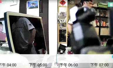 2024-04-15_Giám sát tại nhà ở Đài Bắc_[Phơi đồ lót]_Dậy đến lớp_Chị về nhà_Mọi người về nhà ăn tối_Cả nhà thay phiên nhau tắm