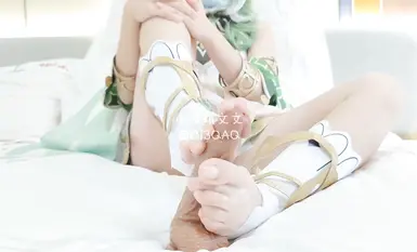 젊은 여신의 풋잡 [Xiao Qiqi Wenwen] 아름다운 다리와 발을 가진 26 개의 귀여운 풋잡 모음 (3)