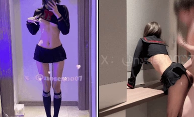 Pasangan domestik berkualiti tinggi "Restoran Xiaoyu tidak ditutup" sumber berbayar [episod pertama] mengambil gadis sekolah berkaki panjang dalam pakaian sekolah dan persetan