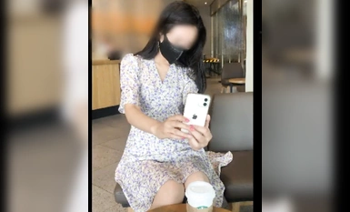 เซียนการเชื่อมต่อระดับเพดาน "mmmn753" ช่วยตัวเองในร้านกาแฟ ชนิดที่อดไม่ได้ รีบไปเย็ดในลานจอดรถ