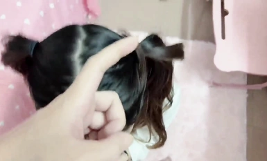 推特00後，洛麗塔網紅嫩妹【優米醬】訂閱福利，JK情趣足口交，啪啪中出內射，年紀輕輕母狗屬性拉滿 (4)