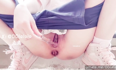 Sự tò mò mới nhất của tháng 9! Mức trần của phong cách loli, người nổi tiếng trên Internet đi theo con đường hương vị nặng nề [Dandian] Twitter lợi ích ③, đạo cụ Ziwei, chơi với phân, hậu môn và hậu môn, không thể chịu nổi khi xem (4)