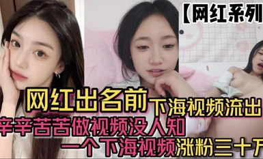 网红出名前下海视频流出