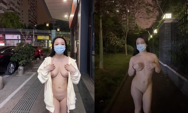 大震撼系列之豆瓣酱户外露出，三点尽现