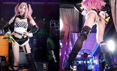 B站【Yiko湿润兔咬一口兔娘】最新『妮可三百窟』 Shake it 双视角骚舞SM捆绑很顶