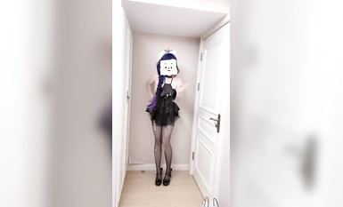 Lolita yang paling tampan di Twitter [Boneka Maru No. 1] Faedah tarian bogel VIP (2)