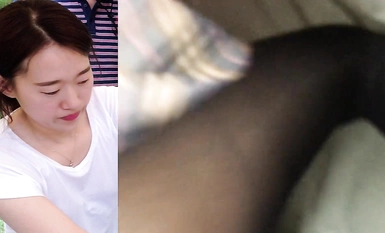 Yi Yuna Black Pantyhose Enjoys a Fuck and Cum