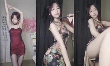 超萌萝莉美眉【萝莉小羊】9月最新！国风汉服舞蹈太赏心悦目了，简直是【洗眼神器】非常清纯可人的小美人，很会撒娇(15)