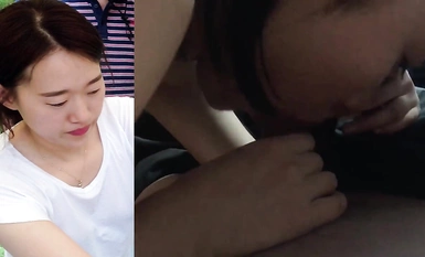 Yi Yuna 猛烈口交并射精