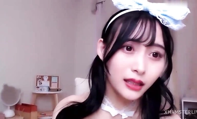 【Stripchat】初戀感日本清純少女女主播「SHiORi0O」白絲小母狗玩弄陰道高潮間歇抽動鈴鐺響