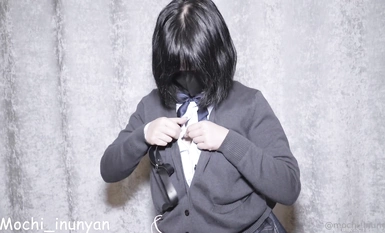 最新10月收費訂閱，推特新晉級，極品學生妹福利姬【mochi_inunyan】優美身軀瘋狂道具銷魂紫薇，高清原版 (12)