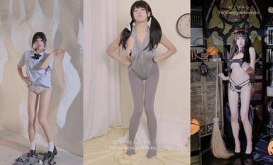 B스테이션 하우스 댄스업 마스터 [Bite a Bunny Girl] 누드 댄스 컬렉션 46편, 팬 컬렉터즈 에디션 90분, 풀 누드 페이스, 3점 누드 댄스, 하우스 댄스, 스트립티즈(5)