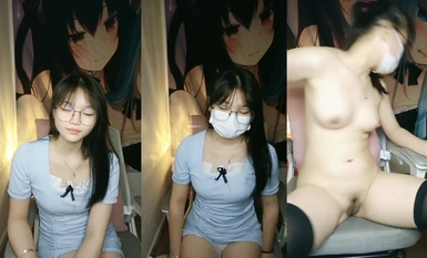 Gadis merah jambu tulen dengan cermin mata@pertunjukan kebajikan standard gadis (15)