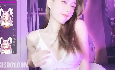 【Stripchat】"Ah~ Ia sangat selesa" Kecantikan stoking hitam domestik dongeng bangsa campuran "Pelakon" perempuan murahan bermain dengan alat penggetar dan meniru batang menjilat lidah