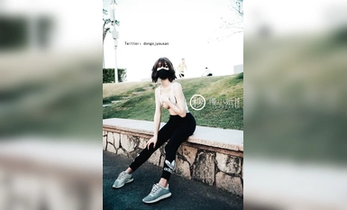 【深夜企劃】極品模特【懂小姐】-駱駝趾真空跑步  勾引路人情侶公廁激戰