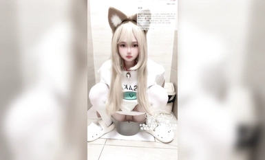 露脸反差小母狗『呆呆』户外被主人爸爸灌肠，翘起小菊花喷射！野外露出尿尿调教，玩的就是紧张刺激[上] (2)