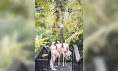 【深夜企劃】極品模特【理萬姬】-溫泉景區真空露出（上集）