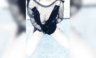 麻酥酥喲 ‎2018‎.0‎3‎.22 黑色透視裙 大CD 會員版