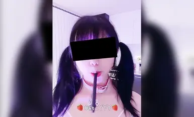 【Y酱酱酱】清纯反差萝莉，可爱人形母狗，彻底母犬化，露出，奶头穿刺，灌肠，户外放尿