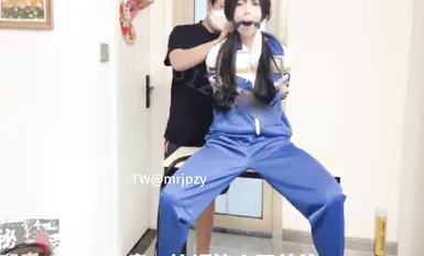 露臉清純校花學妹 強制捆綁調教，老師太壞了，說好的上門補習居然捆著妹妹來玩