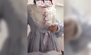 洛麗塔福利姬嫩妹【麥麥脆皮雞】第一彈，90分鍾粉絲珍藏版，白虎，道具自慰，嫩出水 (8)