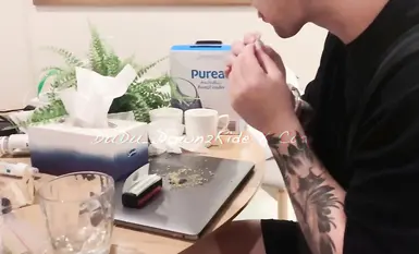 對話粗口淫盪，喜歡抽麻的嘻哈范大神DuDu收費私拍7部解鎖，玩玩樂樂，玩肏各種極品外圍 (3)