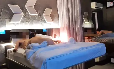 [Foto Berterus-terang di Hotel Berpasangan] Selepas bersetubuh di atas katil hotel dengan paras rupawan, susuk tubuh yang baik dan suara yang bagus, mereka terus menyampaikan jamuan visual di atas kerusi khas untuk seks (5)