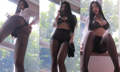 韓國巨乳模特@Dongeuran 誘惑寫真作品3套超清原版 -office girl (1)