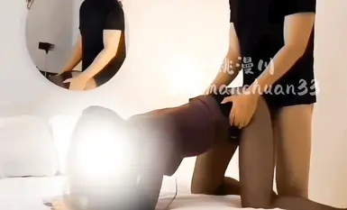 高颜值肥臀福利姬@姚漫川肉搏金猪(1)