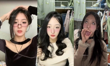 #反差抖音拥有10多万粉丝的网红#灌汤饱饱千元定制全裸露点福利视频1