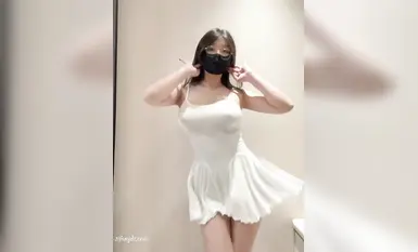 巨乳メガネっ娘福祉チ@小鱼カスタムスケールヌードダンス (8)