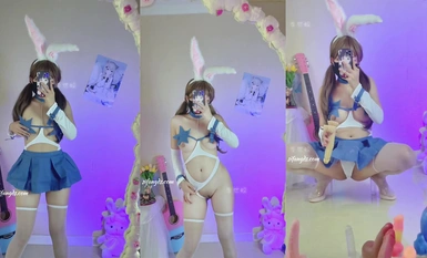 Cô gái phúc lợi tốt nhất của Twitter, nữ thần ngọt ngào và mặn mà [Xiaoxianyun] chương trình mới nhất tháng 10 video dài tùy chỉnh, Great Wall Cannon, điệu nhảy xen kẽ (2)