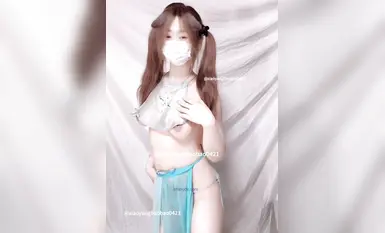 雙馬尾白虎福利姬@愛跳舞的小羊 裸舞 (1)