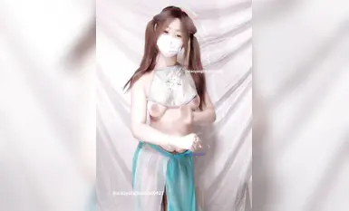 雙馬尾白虎福利姬@愛跳舞的小羊 裸舞 (1)