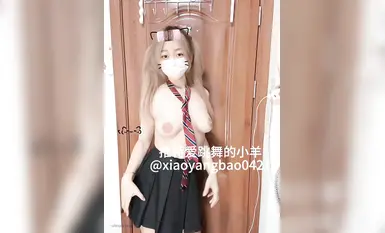 ツインポニーテール 白虎福利慈＠恋踊る子羊 裸踊り (4)