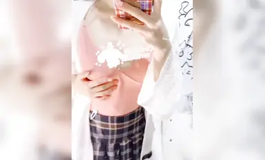 Kebajikan Ji Sakura Taniko baju pink jk memancut