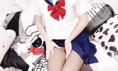 Welfare Ji Sakura Taniko black stockings JK squirting